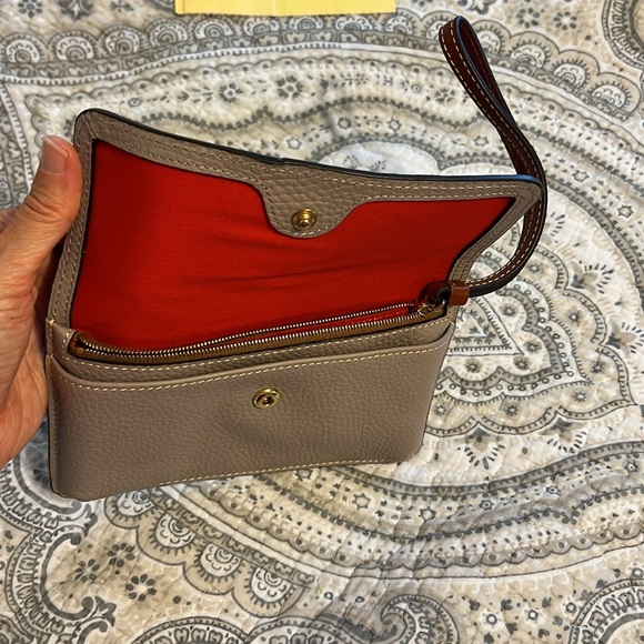Dooney and Burke zippered pouch wristlet - Picture 12 of 12